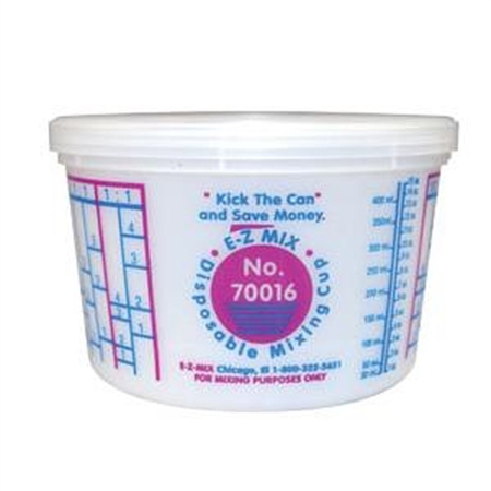 E-Z MIX 1 Pint Disposable Mixing Cups 100/Box 70016